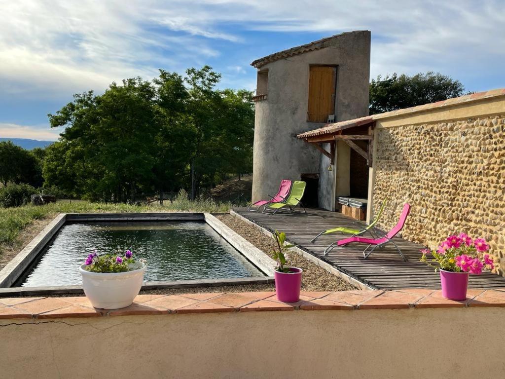 Chambre A La Ferme Au Milieu Des Lavandes Valensole Buitenkant foto